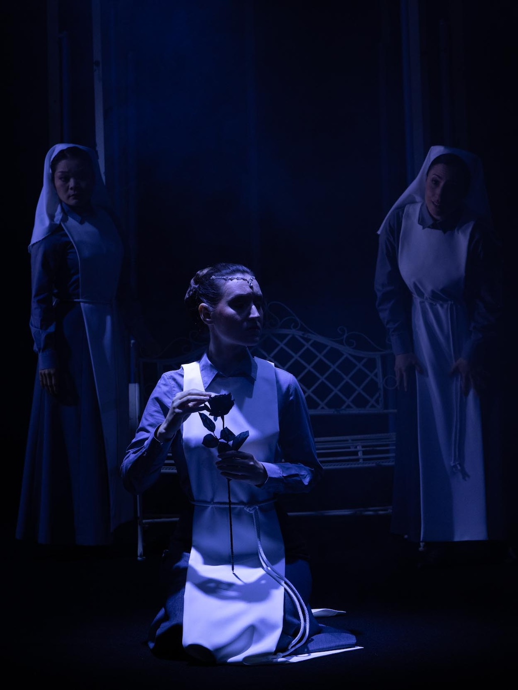 Rina Hirayama (Laura), Julia Ermakova (Iolanta), Yuval Oren (Brigitta)